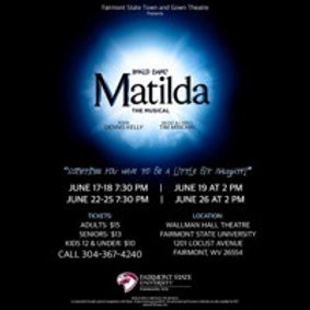 Roald Dahl's Matilda The Musical show poster