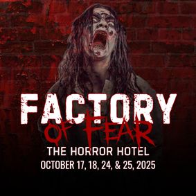Factory of Fear, The Horror Hotel show poster