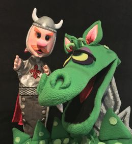 Puppet Showplace Theater Sir George and The Dragon by Pumpernickel Puppets show poster