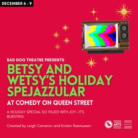 Betsy and Wetsy's Holiday Spejazzular show poster