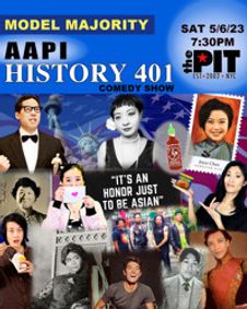 Model Majority AAPI History 401 show poster