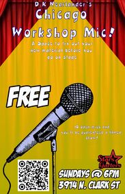 FREE CHICAGO WORKSHOP MIC show poster