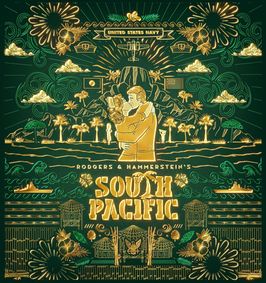 South Pacific show poster