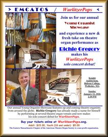 Wurlitzer Pops Young Performer Showcase