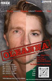 Oleanna show poster