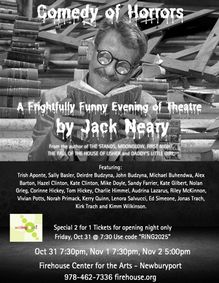 Comedy of Horrors by Jack Neary show poster