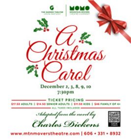 A Christmas Carol show poster