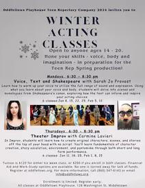 Winter Acting Classes