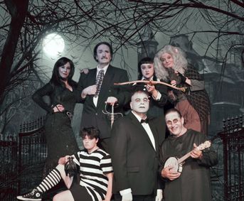 Novato Theater Company presents The Addams Family show poster