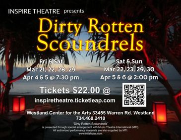 Dirty Rotten Scoundrels show poster