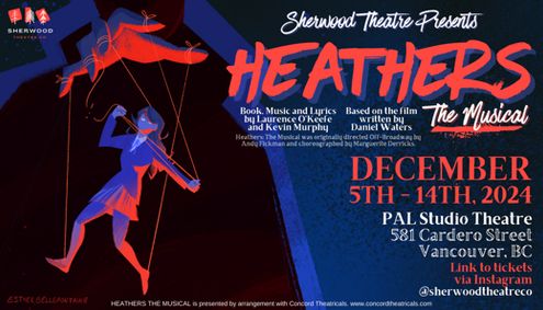 Heathers the Musical show poster