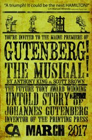 Gutenberg! The Musical! show poster