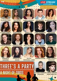 Three's a Party: A Night of Trios show poster