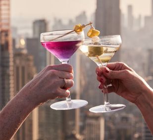 On the Rocks Summer Happy Hour at Top of the Rock at Rockefeller Center show poster