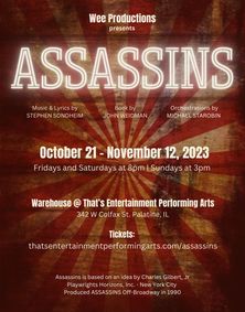 Assassins show poster