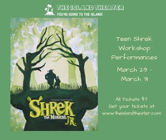 Shrek the Musical Jr. show poster