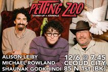 Petting Zoo: Live Comedy, Live Animals