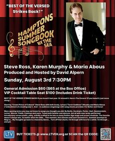 Best of the Versed Strikes Back! - Hamptons Summer Songbook By the Sea show poster
