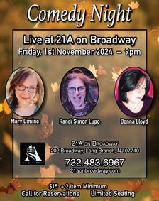 Fall Festival of Laughs in Long Branch show poster