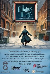 The Humbug Hustle: A Holiday Phantom-ime show poster