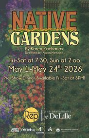 Native Gardens show poster