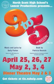9 to 5 the Musical show poster