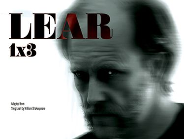 LEAR 1x3 (one by three) show poster
