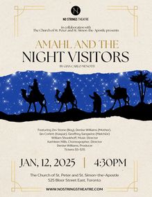 Amahl and the Night Visitors show poster