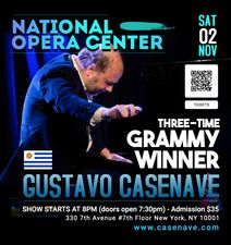 Three-Time Grammy Winner Gustavo Casenave performs at National Opera Center