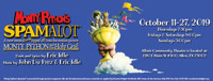 Monty Python's Spamalot show poster