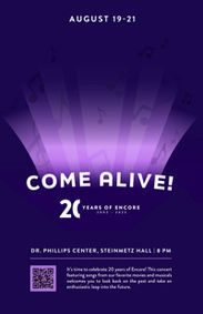 Come Alive: Celebrating 20 Years of Encore! show poster