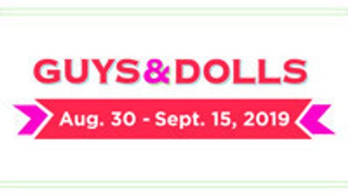 Guys and Dolls show poster