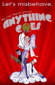ANYTHING GOES at New Line Theatre show poster