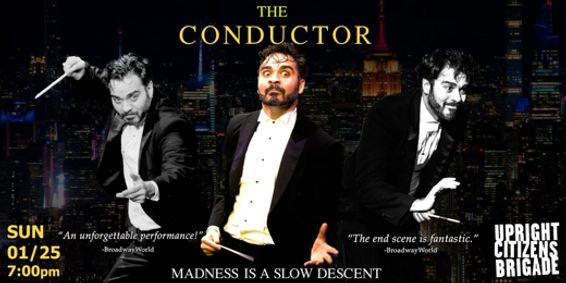 The Conductor, Live and LIVESTREAMED! show poster