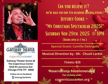 Jefferey Cooke - My Christmas Spectacular 2025! show poster