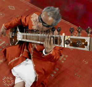 Celebration Ragas by Baluji Shrivastav OBE 'Virtuoso Multi-Instrumentalist' The Times show poster