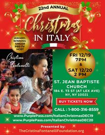 Cristina Fontanelli's 22nd-annual Christmas in Italy®