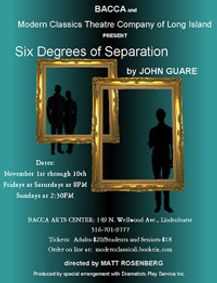 Six Degrees of Separation show poster