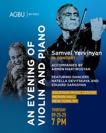 An Evening of Violin & Piano: Samvel Yervinyan in Concert