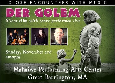 Close Encounters With Music Presents: 'The Golem' – with the Avalon String Quartet show poster
