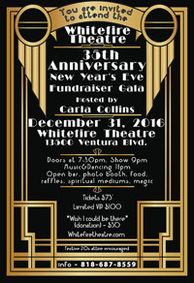 Whitefire Theatre 35th Anniversary Gala/Fundraiser show poster