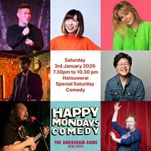 Hatsuwarai Special Saturday Comedy at The Amersham Arms New Cross : Yuriko Kotani and Special Guests