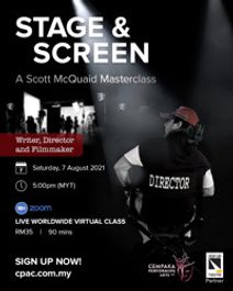 STAGE & SCREEN: A Scott McQuaid Masterclass