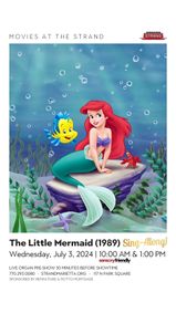 The Little Mermaid Sing Along (w/ Sensory Friendly Showing) show poster
