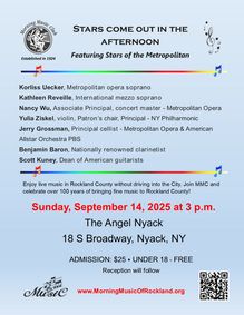 Stars Come Out In The Afternoon show poster