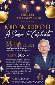 John McDermott: A Season to Celebrate show poster