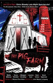 The Pig Farm show poster