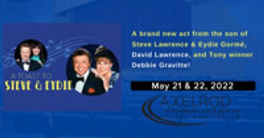 A Toast to Steve & Eydie show poster