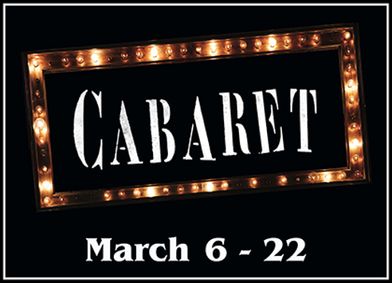 Cabaret show poster