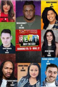 RENT show poster